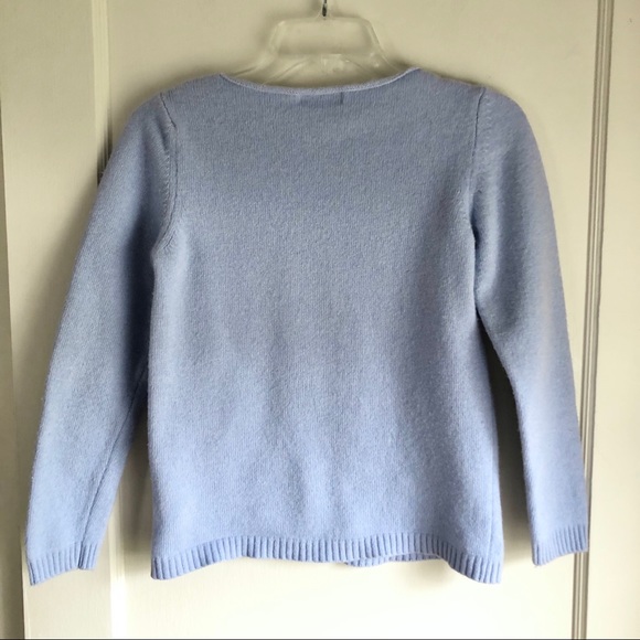 Benedetta B. Light Blue Polka Dot Sweater - Picture 3 of 3